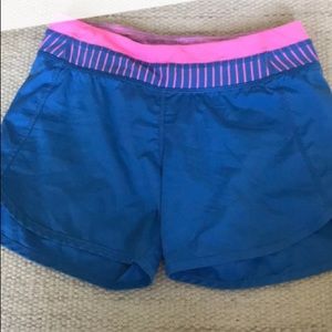 Ivivva lululemon blue and pink shorts